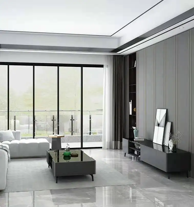 Modern Light Luxury Style TV Cabinet High Grade Floor Cabinet,Simple Living Room TV Stands
