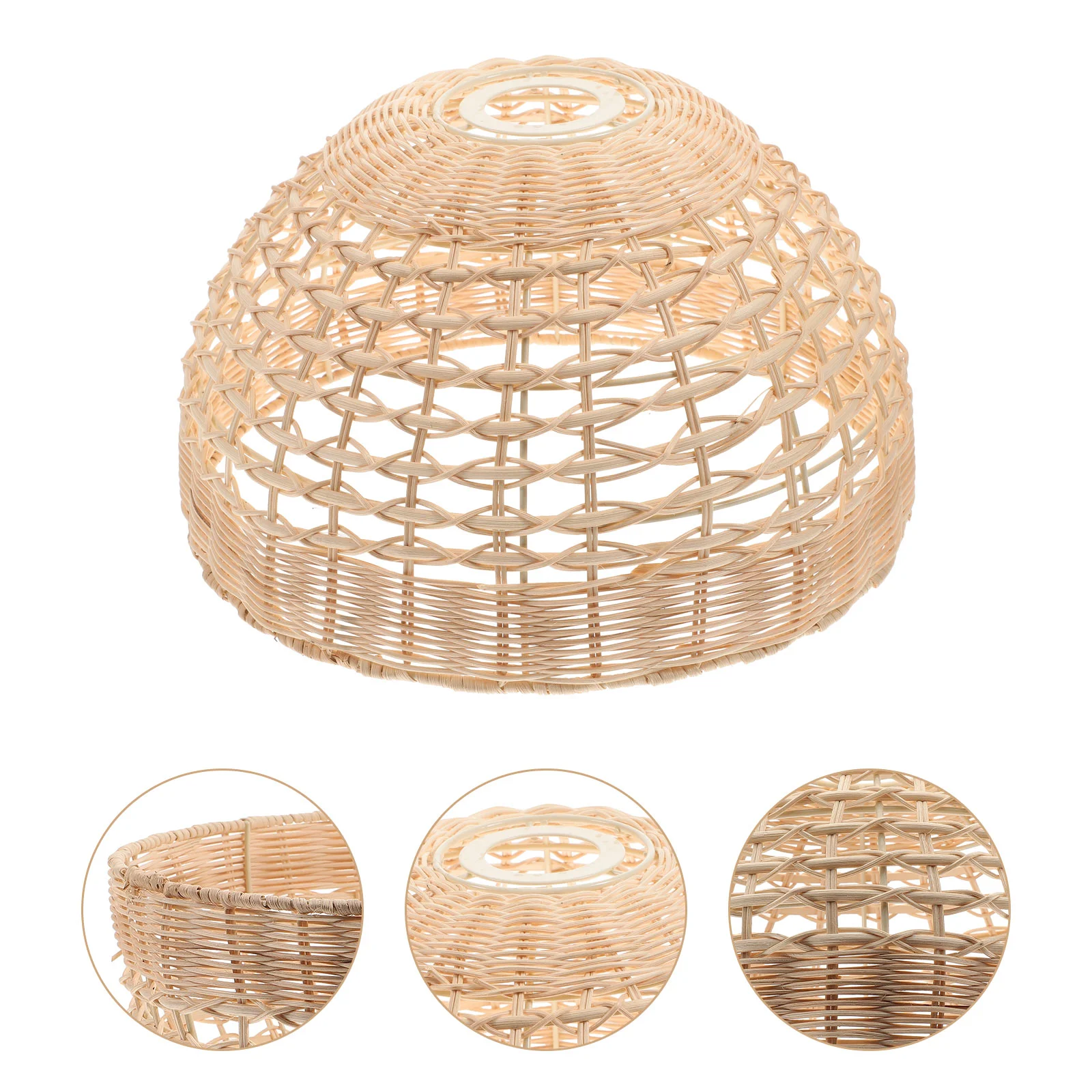 

Rattan Pendant Ceiling Decor Woven Hanging Pendant Lampshade Country Cottage Wicker Lightbulb Rattan Pendant Light Lamp Rustic