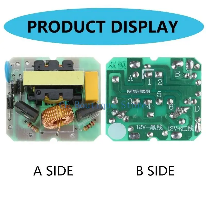 652F Stable 40W DC12V AC220V Inverter Step Up Modulo Safe 12V a 220 V Alimentatore - immagine 3