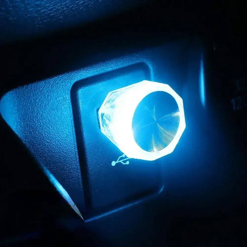 LED Colorful Night Light USB Atmosphere Car Interior Lighting Accessory