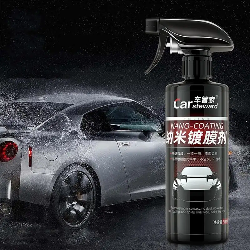 

Car Coating Agent Nano Crystal Hydrophobic Layer Polishing Paint Coating Agent Auto Paint Repair Ceramic Coating Spray