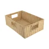 Rattan Weaving Hand Carry Storage Basket Laundry Container Desktop Basket Storage Bucket Home Storage Baskets ganization 1