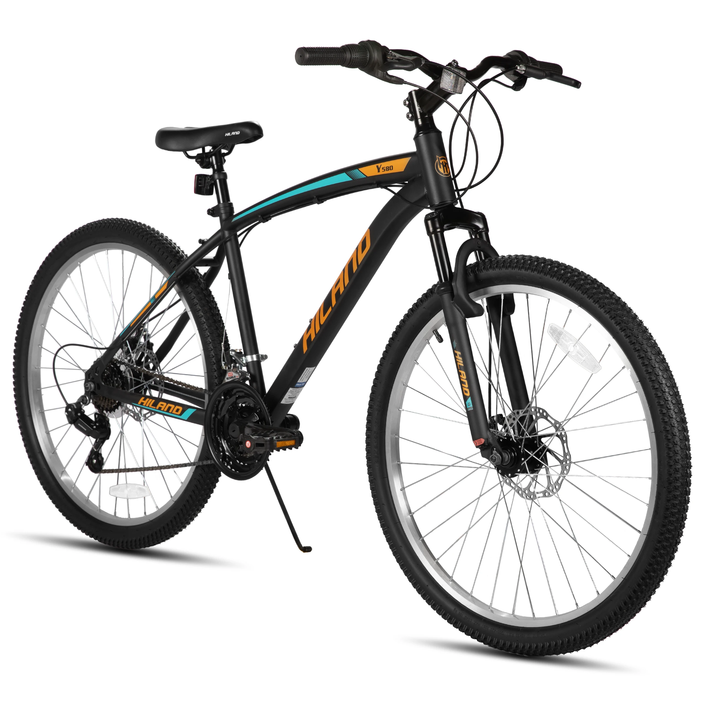 HILAND メンズ＆レディース マウンテンバイク、26インチ 18速自転車