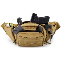 New Item Multifunctional Tool Storage Bag Concealed Carry Pistol Pouch Tactical Waist Fanny Pack Army Hiking Waist bag