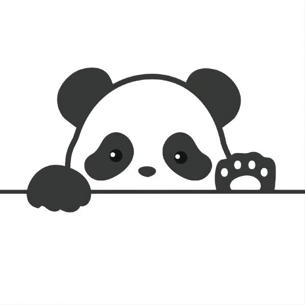 Panda Camera Sticker Store