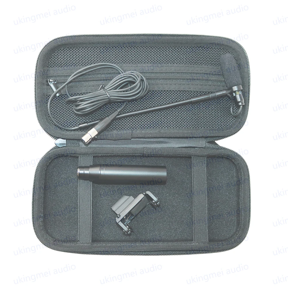 TA3 Musical Instrument Microphone for Violin and Viola Acoustic Violin Fiddle Gooseneck Microphone for AKG Bodypack Transmitter