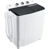 Portable Washer Machine, 17.6LBS Twin Tub Laundry Washer & Spinner, Washer and Dryer Combo 1