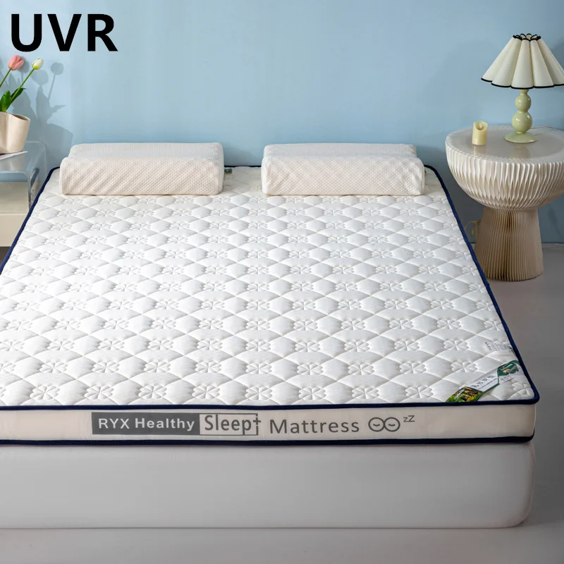 

UVR Thailand Latex Mattress Antibacterial Anti-mite Tatami High Elastic Memory Foam Filling Double Folding Mattress Full Size