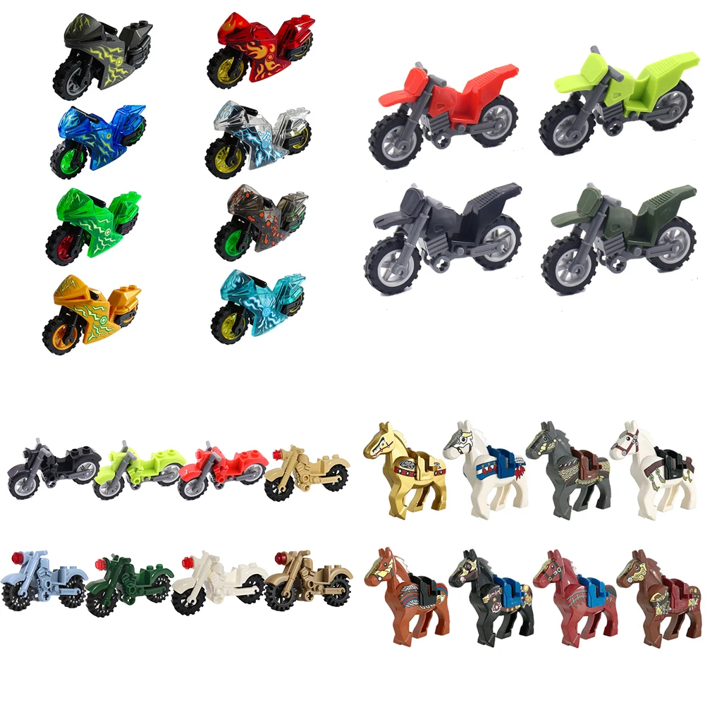 

8PCS Set Anime Figure Hero Building Blocks Assembling MOC Model Characters Figurine Bricks Kids Toy Birthday Gifts