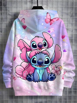 Disney Stitch & Angels Hoodie Pullover Sweatshirt 5