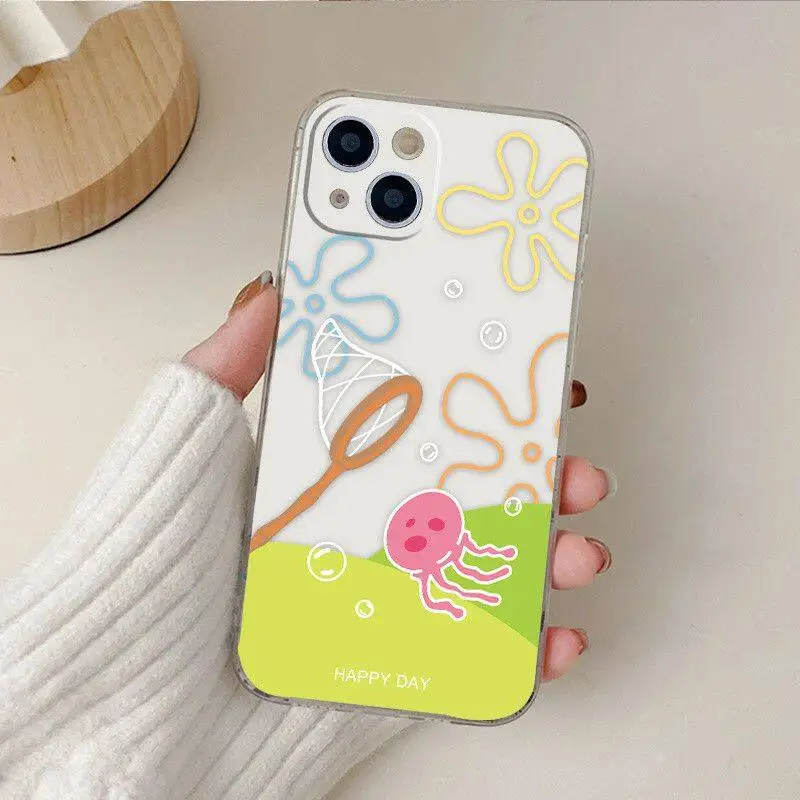 Cute Dinosaur & Jellyfish Phone Case - Protective Design for Huawei Honor and Nova Series