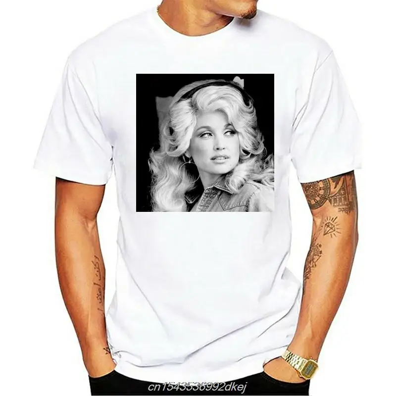 

Dolly Parton Vintage Tops Tee T Shirt Black Cotton S-XXL T-shirt Fashion Classic Style Men Women Cartoon Casual Short