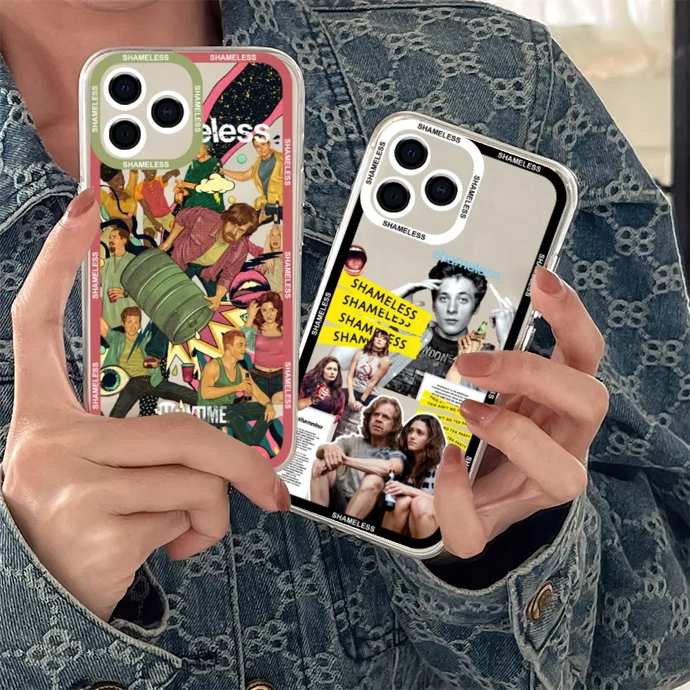 Custodia Per Telefono Tv S-Shameless Per Samsung S 23 22 21 20 Custodia Trasparente Ultra Plus Lite