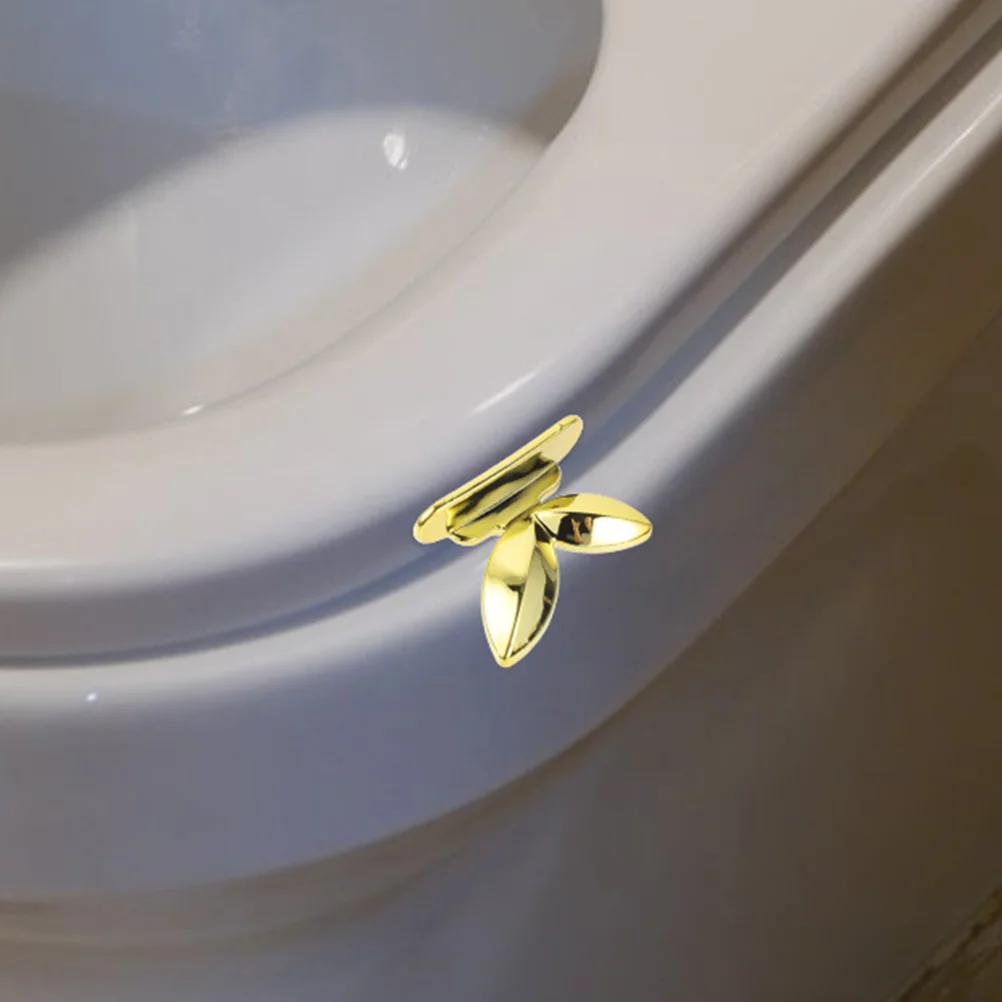 

4 Pcs Butterfly Adorable Creative Decorative Hangers Stickers Sticky Raise Seat Handle Tool Handles
