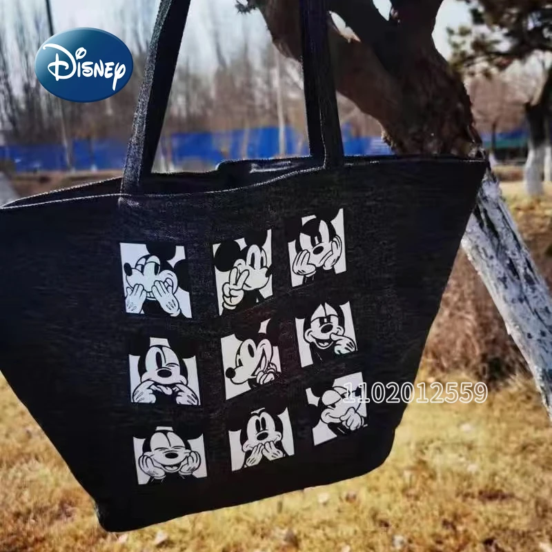 Disney Mickey New Women's Handbag Luxury Brand Fashion Women's Shoulder Bag Cartoon Large Capacity Women's Bag High Quality