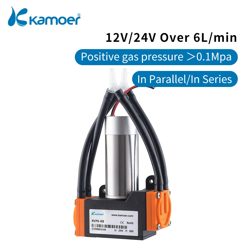 Kamoer Kvp8 Micro Electric Diaphragm Vacuum Pump With Bldc Motor In