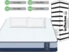 Hybrid 10 Inch Twin Mattress in a Box Memory Foam & Individually Pocket Spring for Pain Relief Motion Isolation Breathable Mediu 4