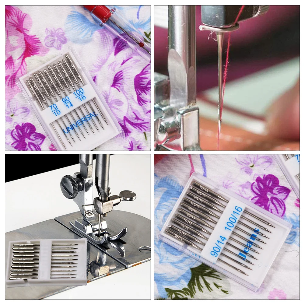 2 Boxes Sewing Machine Accessories Needles Quilting Machines Household Stiching Home Replacement Stainless Steel Sewing Supplies - 5