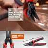 5 In 1 Versatile Tool Kit, Plier Tool Set Multifunct Interchangeable Pliers Head Wire Stripper Crimping Tools Sheet Metal Shear 4