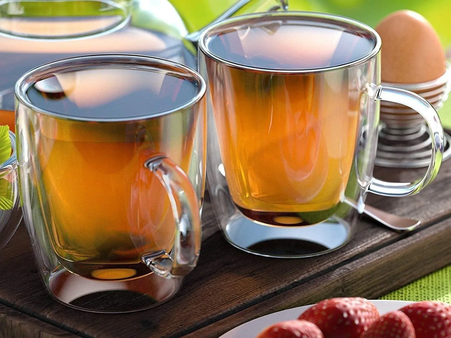 

Beauenty-Double Wall Insulated Glass Coffee Mugs, Espresso, Latte, Cappuccino, Thermo Glassware, Modena Collection