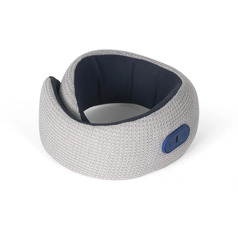 New Car and Home Use Multi-Functional U-Shaped Massage Pillow Portable Memory Foam Electric U-Shaped Pillow for Travel