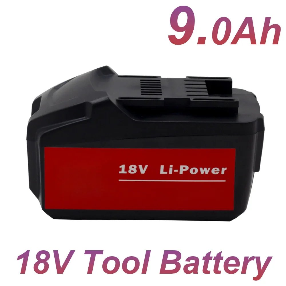 18V 9000mah Battery for Metabo Cordless Power Tool Drill Drivers Wrench ...