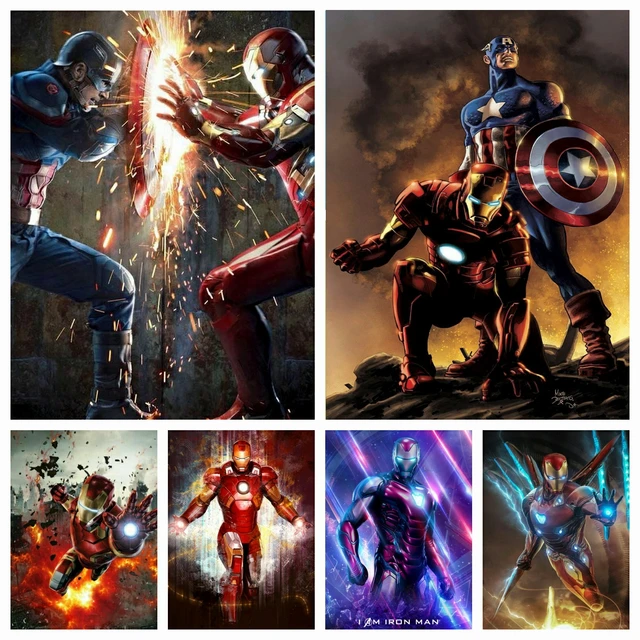 5D DIY Diamond Painting Marvel Avengers Superhero Movie Poster Diamond  Embroidery Cross Stitch Mosaic Home Decor Gift - AliExpress