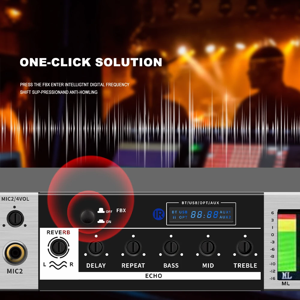 Audio Processor BOMGE digital pre-sound effect processor