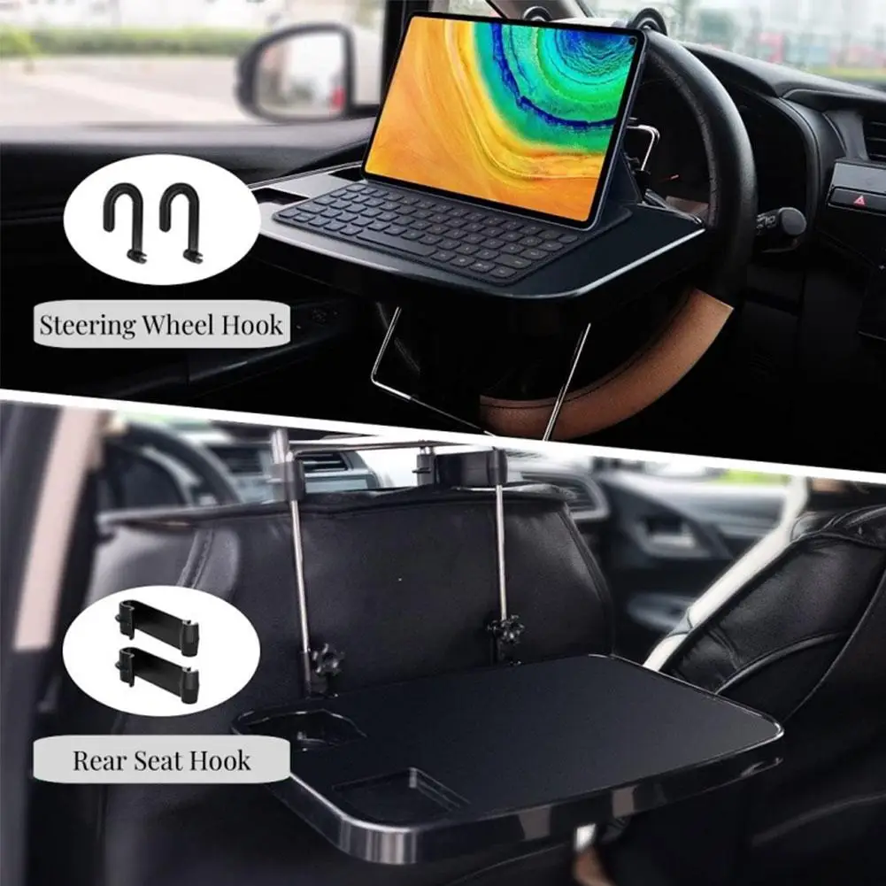 Car Holder Car Desk Coffee Holder Universal Steering Wheel Phone Folding Laptop Computer Table Seat Auto Goods Tray car phone holder,car laptop desk,car backseat tray