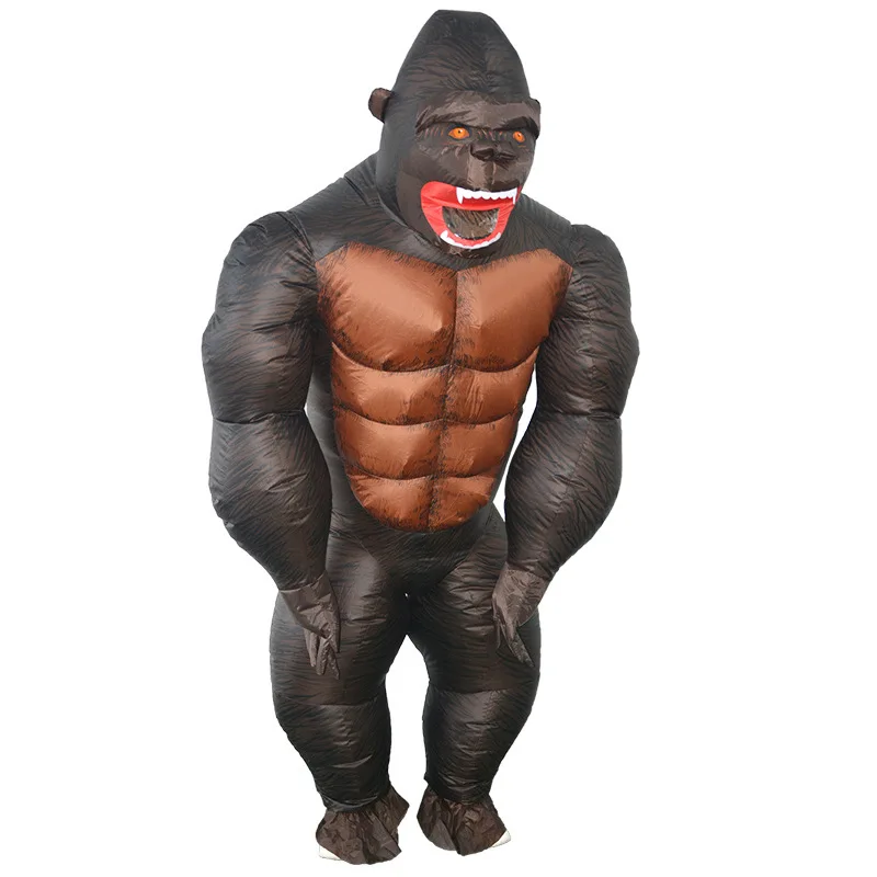 

Halloween Funny Costume Walking Props Bar KTV Party Toys Doll Clothing King Kong Skull Island Inflatable Clothing