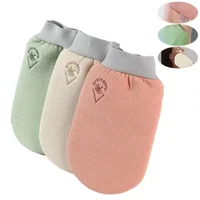 Exfoliating Bath Gloves Body Scrub Gloves SPA Shower Mitt Body Wash Sponge Massager Towel Rub Dead Skin Remover Bathroom Tools 1