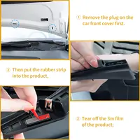 Front Hood Dust Proof Seal Strip For Tesla Model Y 3 Car Accessories Protector Guard Water Strip 2024 5