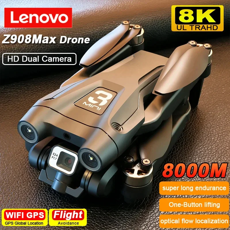 Drone Dual Caméra 6K/8K avec Batterie - Vol Stable et HD
