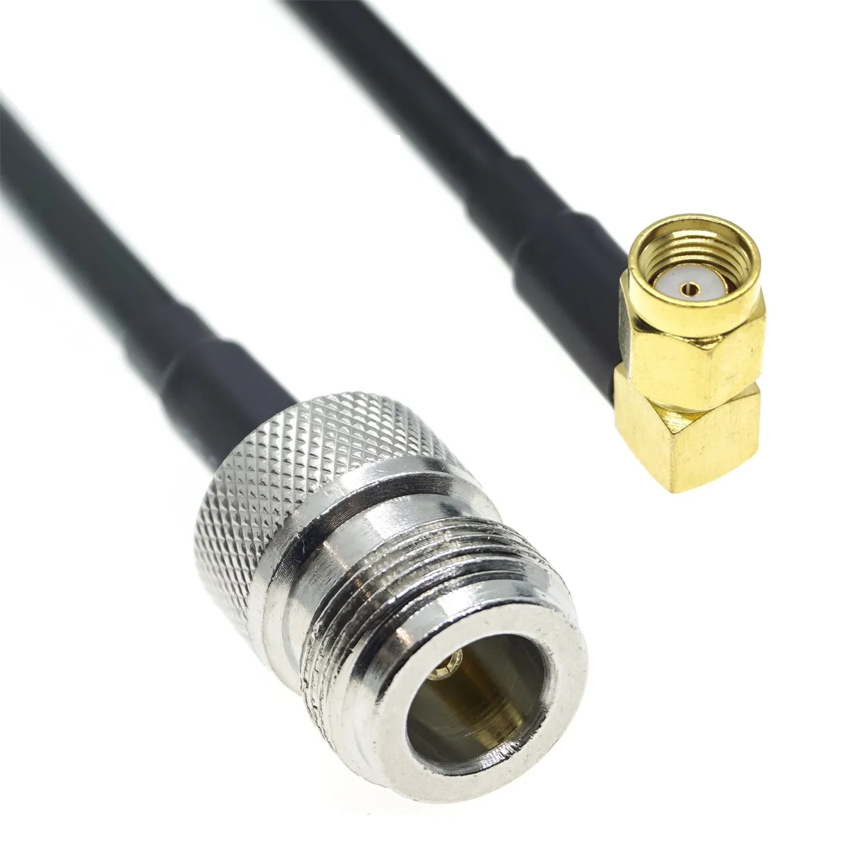 

15CM 30CM 50CM 100CM 1M 2M 3M N Female to RP-SMA male Plug Right Angle connector RG58 RF Coaxial Cable Antenn Wifi jumper Coax