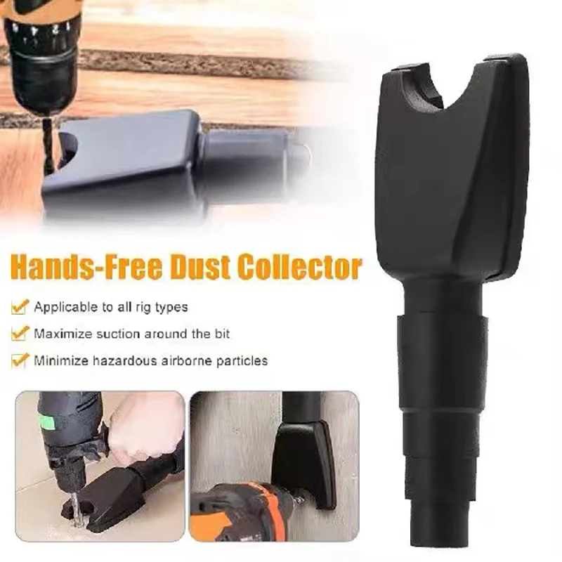 

Hands-Free Dust Collector 8lbs for All Drill Bits Dust Suction Collector Dustproof Device Woodworking Tool Home DIY Accessories
