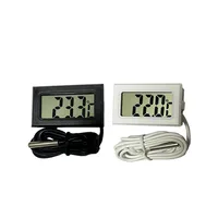 Thermomètre numérique électronique pour aquarium, réfrigérateur, jauge de température de l'eau, sonde étanche intégrée 2