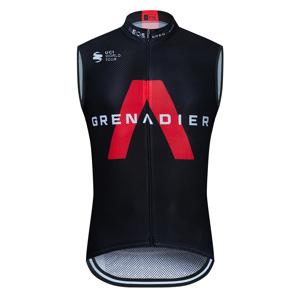Ineos Grenadier Cycling Jersey, Breathable Vest, Quick Dry, Elastici