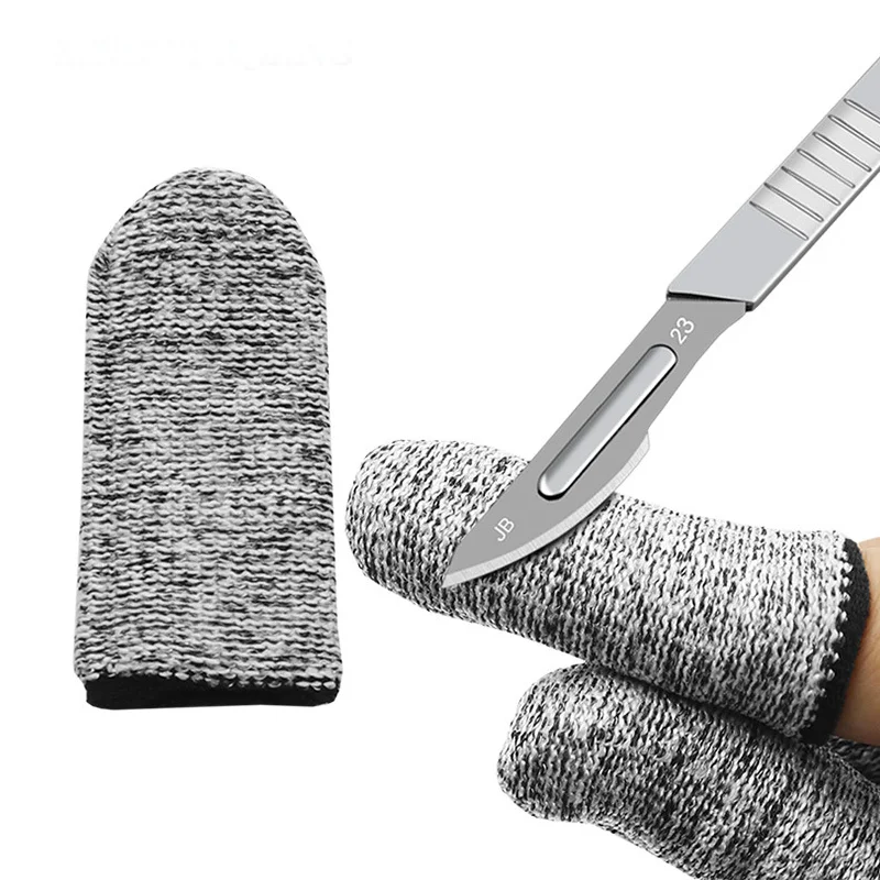 10/20Pcs Anti-Cut Finger Cover Finger Protector Sleeve Cover Finger Peel Fingertip Gloves Picking Finger Cover Kitchen Tools 4