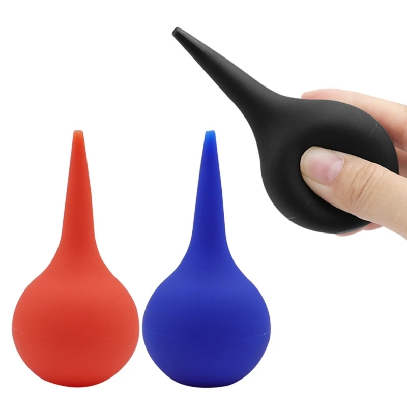 Ear Wax Cleaner Ear Wax Remover Ear Wax Picker Ear Scooper Ear Washing Syringe Ear Wax Removal Irrigation Cleaning Kit Ear Syringe Bulb Air Blower Pump Dust Cleaner Earwax Remover Silicone For Adult