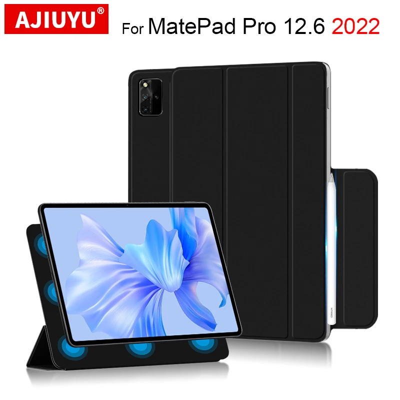 

Case For HUAWEI MatePad Pro 12.6 inch New 2022 5G WGRR-W09 12.6 Tablet Shell Stand Cover Strong Magnetic Adsorption Case