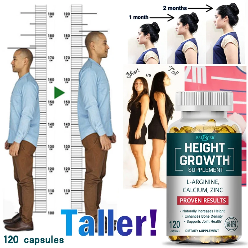 Balincer Calcium, Vitamin D3 Height Growth Bone Strength & Density