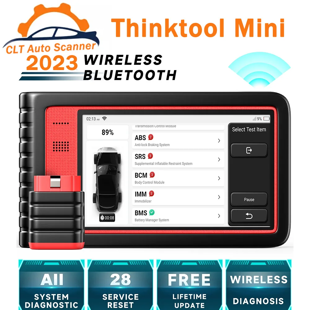 

Original THINKCAR Thinktool Mini OBD2 Scanner Car Diagnostic Tool Full System ECU Coding Active Test With 28 Reset Function