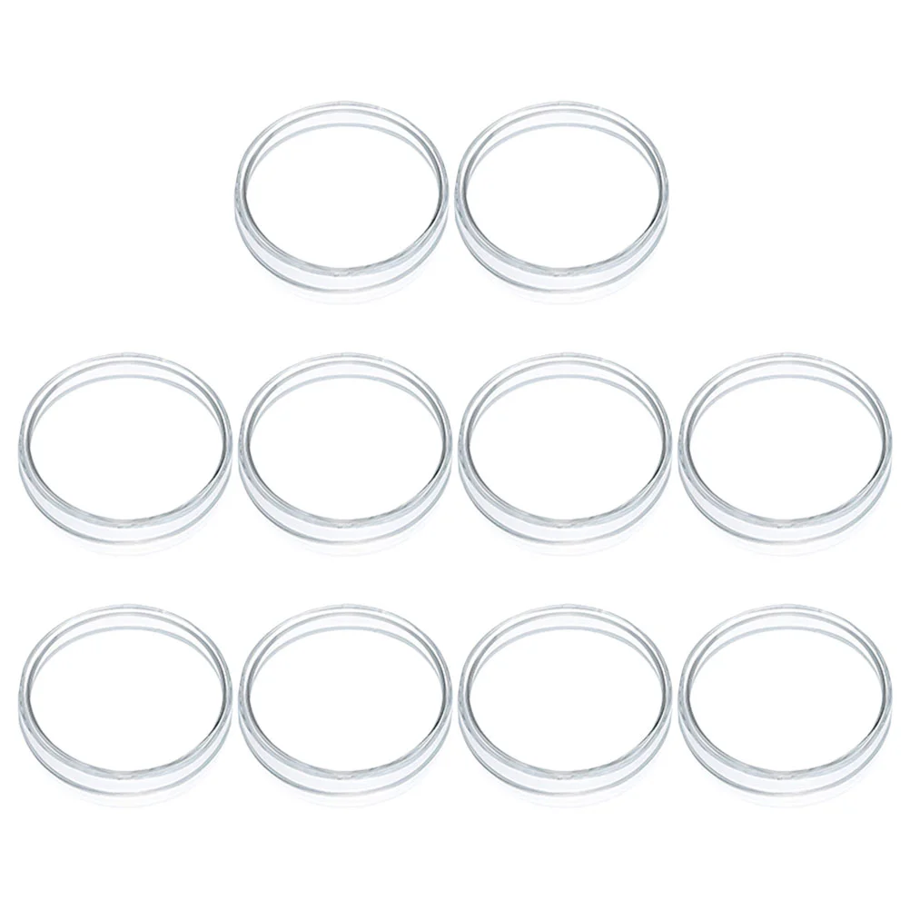 Petri Dishes 10Pcs With Lid Laboratory Supplies Agar Glass Lab Petri Plates Chemistry Tools Holder Educational Equipment petri dishes