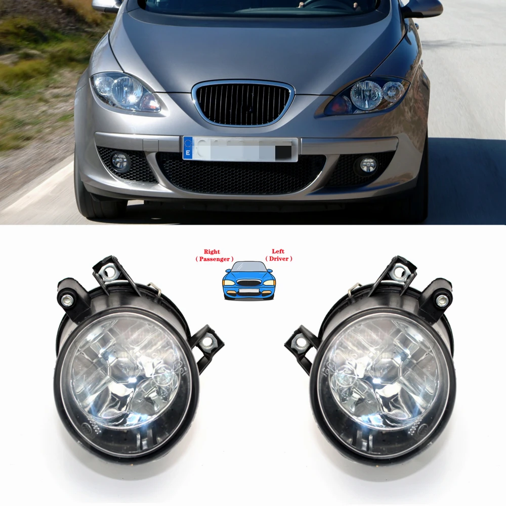 

Car Lights Front Bumper Fog Light Lamp Without Bulbs For Seat Altea 2004 2005 2006 2007 2008 2009