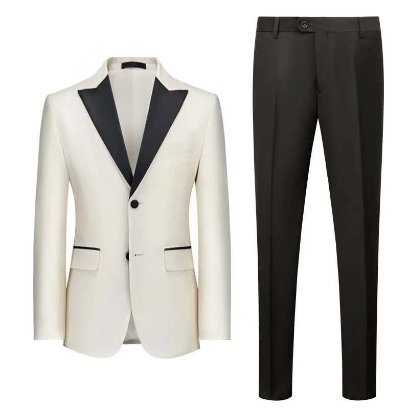 Z187Men's groom autumn suit customization high-end formal wedding suit customization