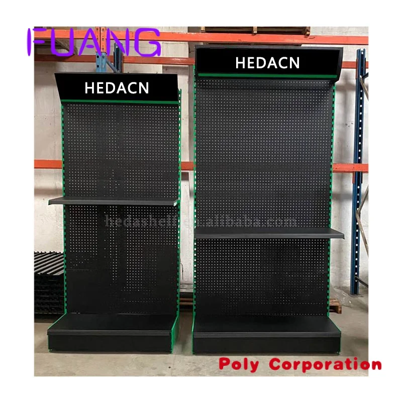 Custom  Promotional Hardware tools display rack shelf Metal Pegboard Display Standard