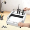 60W Paper Folding Machine, A3 Booklet Maker, Binding & Folding Machine with Visible Panel 5.83*8.27in-11.69*16.54in 1
