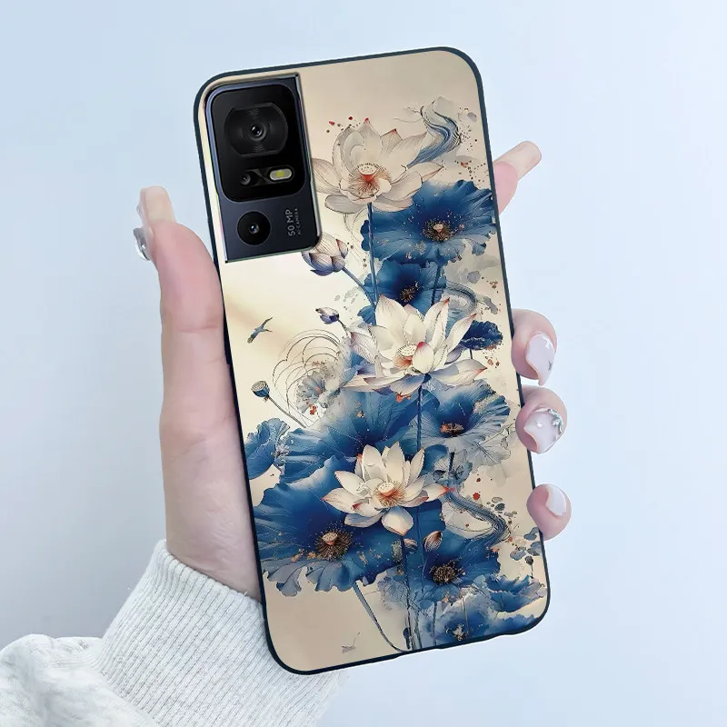 Luxury Cute Cartoon Black Soft Silicone Protective Phone Case