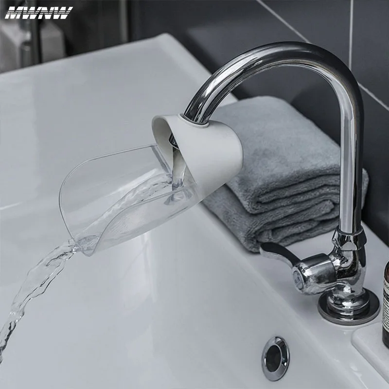 Splash Proof Kitchen Universal Faucet Extender Water Saving  Adjustment Faucet Extender Bathroom Kitchen Gadget 2