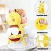 Baby Head Protection Backpack Pillow Toddler Head Safety Pad Cushion Head Anti-fall Protection Pillow Highly Elastic Breathable 2